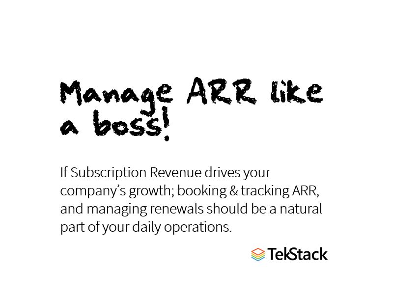 Manage ARR like a boss!