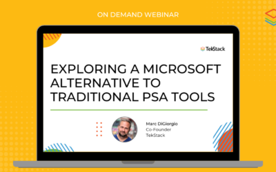 On Demand Webinar: Exploring a Microsoft Alternative to Traditional PSA Tools