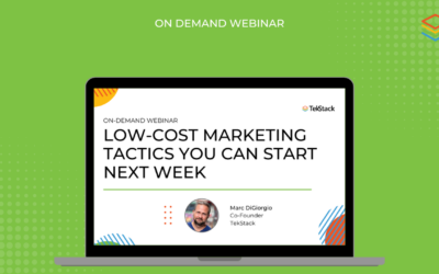 On Demand Webinar: Low cost marketing tactics you can start next week