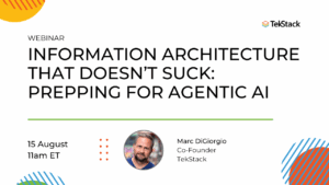 On Demand Webinar: How to Build AI-Ready Information Architecture